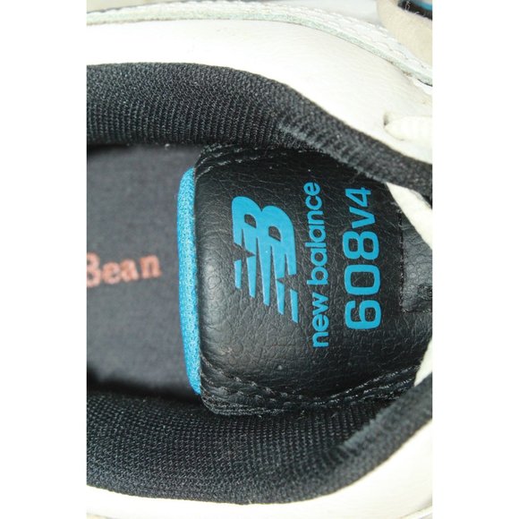 New Balance 608v4 White Royal Suede Mesh Breathable Training Shoes Size 11.5 - Picture 8 of 10